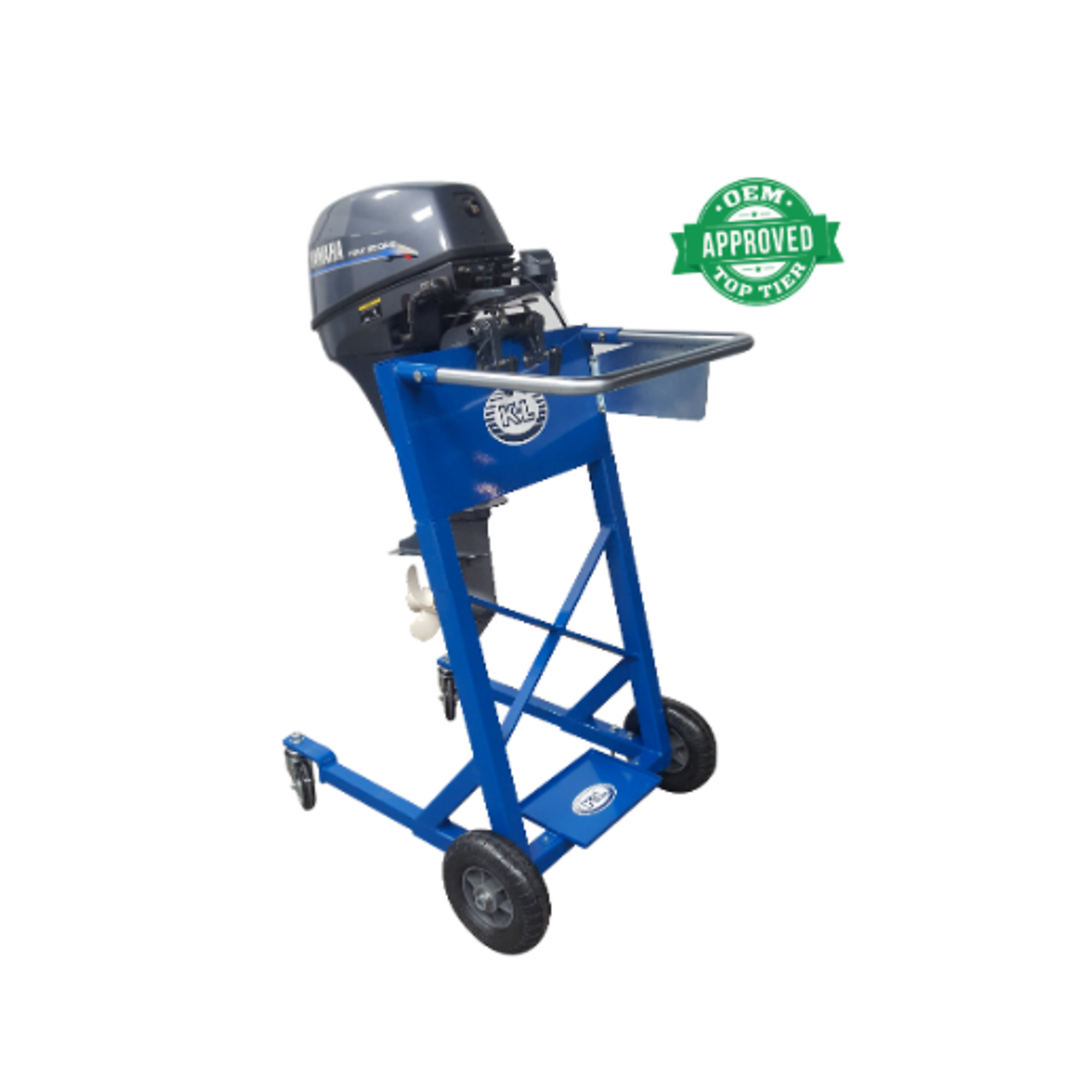 K&L Supply V4/V6 Outboard Marine Engine Stand, 700 lb. Capacity, Model 37-8449